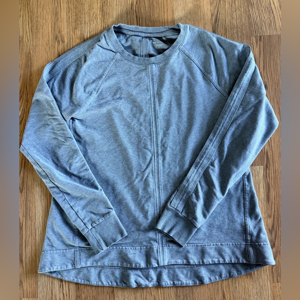 Light blue Farallon Athleta sweatshirt. Size small women’s.